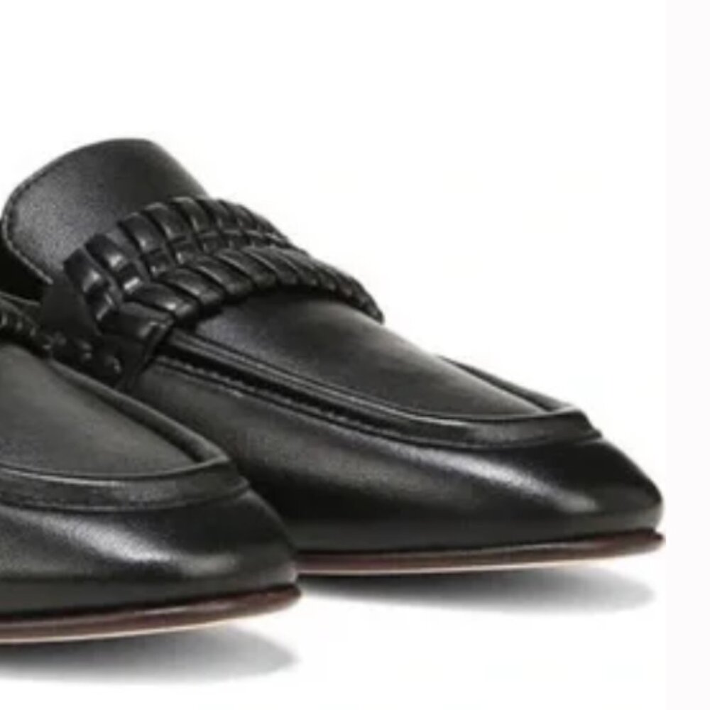 Veronica Beard Arlie Black Leather Penny Loafers Women’s 6.5